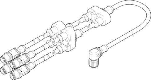 nefv-v12-m12w8-0.6-m12qg5 Festo